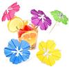 CHONGQILAO 50 Pezzi Ombrelli da Cocktail, Ombrellini Cocktail Parasol, Ombrellini di Carta per Cocktail, Ombrelli Cocktail per Torta Dessert Bevande Antipasti, Ombrellini da Cocktail per Feste a Tema (A)