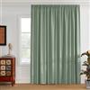 PONY DANCE Tenda Oscurante da Interno Tende Camera da Letto e Soggiorno con Fettuccia Curtain Termiche Isolanti per Interni 1 Pezzo 300x260 CM, Verde Salvia