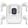 KLYX9 Auricolari Doppi Senza Fili - 4 in 1 Scatola di Ricarica Dual 80H Batteria - Cuffie Bluetooth - Auricolari Bluetooth - Auricolari - Cinturino Magnetico Regalo