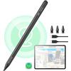 ESR Find My Penna Compatibile con Apple iPad 2018-2025, Geo Digital Pencil con Scorciatoie Facili per iPad A16/10/9/8 e Air 13/11 e Pro 12.9/13/11 e Mini 7/6/5, Nero (senza ricarica wireless)