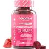 Novomins Perimenopausa Gommose | 60 | Trifoglio Rosso, Foglia di Salvia | Novomins | Equilibrio Ormonale Donne | con Zinco, Ashwagandha, Radice di Maca | Senza Zucchero e Vegano | Integratori Perimenopausa