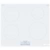 Bosch PUE612BB1J - Piano cottura induzione 4 fuochi, Vetroceramica, colore Bianco