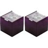 KUM AZ3810116-L - Temperino con contenitore Cube M2, 2 temperini viola, temperino con doppio contenitore