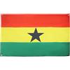 AZ FLAG Bandiera Ghana 150 x 90 cm con 4 occhielli, Padiglione Ghana per balcone o parete