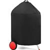 AMZBBQ® Copertura per barbecue di alta qualità, impermeabile, 100% resistente alle intemperie e ai raggi UV, copertura in poliestere di alta qualità con rivestimento in poliuretano - 67 cm