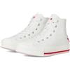 CONVERSE Chuck Taylor all Star Eva Lift, Sneaker Donna, Vintage Bianco Rosso, 33.5 EU