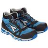 Utility Diadora, Scarpe Antinfortunistiche Unisex, D-TRAIL HIGH S3 SRA HRO, colore AZZURRO/NERO, taglia 37
