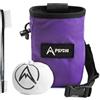 Psychi OG Waist Chalk Bag Starter Pack Bundle per arrampicata su roccia boulder palestra (magenta)