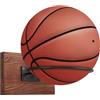 SZZHIYONG Porta Palloni da Calcio, Portapalloni da Parete per Pallone Basket, Supporto per Pallone da Parete per Rugby Pallavolo Calcio Basket Espositore(Nero)
