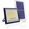 MAGIC SELECT Luce Solare da Externo 200W-200LED con Pannello Fotovoltaico, Telecomando e Sensore Avvio Automatico. Faretto Solare LED IP67 con Luce bianca, Illuminazione per Patio, Giardino, Vialetto, Garage.