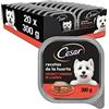 Cesar Cibo umido in gelatina per cani sapore bue e verdure (confezione da 20 x 300g)