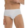 GARDA Ginni - 6 Slip Alti Uomo Cotone Bielastico, Slip Alto Elastico Ricoperto 2084 (Bianco, 6/XL)