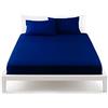 Bassetti Lenzuolo Pop Color con angoli sganciabili Perfetto 100% Cotone Made in Italy, Oltremare, cm 90x200