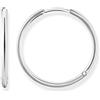 Thomas Sabo Orecchini a Cerchio da Donna in Argento 925