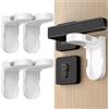 REDTRON Blocco maniglia antifurto per bambini, Serratura di Sicurezza per Bambini a 4 Pezzi con Adesivo 3M, Serrature Antifurto per Bambini per Camera da Letto/bagno/cucina