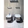 Ceramica Flaminia Wc Flag Goclean Platino e Bianco Lucido - Sedile: Con Sedile avvolgente Bianco Lucido FGW03