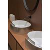 Ceramica Flaminia Lavabo Roll 56 Silver White Opaco