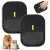 Ayizhiniu 2pcs Static Removal Gloves for Pet Hair, Reusable Pet Grooming Gloves, Double-Sided Pet Grooming Gloves, Pet Hair Remover Gloves, Applica può Rimuovere Rapidamente Peli Vesti
