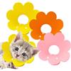 Wisebom 3Pcs Collare Protettivo Gatto Morbido e Comodo Collari Regolabile Collare Morbido Gatto per Recupero per Leccatura Anti-morso Ferita Recupero Guarigione M