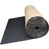A ABSOPRO Fonoassorbente Bugnato Tappetino Insonorizzante Isolamento Acustico Fonoassorbente Spugna Adesivo per Studi di registrazione 50 cm x 100 cm Nero