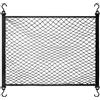 YOFADCI Rete Bagagliaio Auto, Rete Elastica Bagagliaio, Rete Portabagagli per Auto, Rete Bagagliaio Dimensioni 100X60cm con 4 Ganci Grandi, Il Bordo Elastico Tiene i Carichi più Stretti