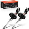 Frankberg 2 ammortizzatori anteriori da 513 mm a pressione di gas | Compatibile con: Clio II BB CB, Talia II LU, Talia I LB