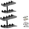 FAMKIT 2 Pezzi Scarpiera a Muro,Espositore per scarpe galleggianti,scaffale da parete,in acciaio inox,scaffali di stoccaggio per scarpe,per collezionisti di scarpe, pubblicità, mostre, negozi di scarpe