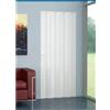 La zappa Porta a Soffietto in PVC spessore 9 mm RIGI con serratura 82 x h 210 cm (Bianco)