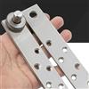 DAZZLEEX Cerniera a bilico per Porta a per 360 Gradi, Cerniere a bilico per Albero Centrale con Rotazione Nascosta in Acciaio Inossidabile Argento 150 * 30 mm