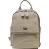 COVERI COLLECTION Zaino Donna Manico/Tracolla in Nylon Impermeabile misto Ecopelle Tracolle Regolabili Dimensioni: 33 X 27 X 13 cm. ART. 0342 Marchio CoverI (BEIGE/KHAKI)