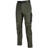U-POWER DON'T WORRY... BE HAPPY! U-Power World, Pantaloni Cargo Slim Fit, con Multi Tasche Frontali e Laterali, Pantaloni Comodi ed Estensibili, con Bottone Frontale, Tessuto Traspirante (Dark Green - 3XL)