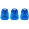 KUM - Temperamatite con contenitore Softie 221 M1, blu, confezione da 3 | Temperamatite con doppio contenitore flessibile e resistente alla rottura per matite e matite colorate