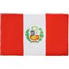 AZ FLAG Bandiera Perù 150 x 90 cm con 4 occhielli, bandiera peruviana per balcone o parete