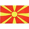 AZ FLAG Bandiera Macedonia 150 x 90 cm con 4 occhielli, Padiglione Macedone per balcone o parete