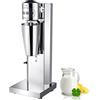 Adima Commerciale Macchina Del Frappè, 180W Mixer Elettrico Per Bevande Agitare Maker Frullato Latte Frullatore Per Gelato Con 2 Velocità Regolabili E Tazza Da 800 Ml (Testa Singola)