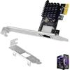 Qneneam Scheda di Rete PCIe Gigabit RTL8111H, Scheda Ethernet PCI Express Connessione Ethernet RJ45 10/100/1000 Mbps, Compatibile con Windows 11/10/8.1/8/7/Vista/XP, Linux e macOS, Installazione Facile