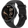 TOOBUR Smartwatch Donna Rotondo, Orologio Contapassi/Sport/Fitness Tracker, Smart Watch Compatibili con Android/iOS, Rispondere al Telefono, Smartwatch Salute Femminile, Impermeabile IP68, Nero