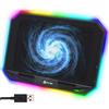 KLIM K21 + Base Raffreddamento PC portatile con Illuminazione RGB + 11 - 17 + Ventola PC portatile da Gaming con Alimentazione USB + Stabile e Silenziosa + Compatibile con Mac e PS4 + NOVITÀ
