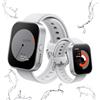 CMF BY NOTHING Watch Pro Smartwatch, display AMOLED da 1,96 pollici, impermeabile IP68, multi-sistema GPS, fitness tracker con monitoraggio della salute, durata della batteria 13 giorni (argento)