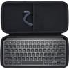 Lebakort Duro Viaggio Caso Custodia per Logitech MX Keys Mini Tastiera Illuminata Wireless