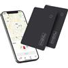 Reyke Scheda di tracciamento del Portafoglio Sottile, compatibile con Apple Find My (solo iOS), per etichette bagagli, telefoni cellulari, passaporti