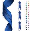 SLANTASTOFFE BRINGEN SIE UNSEREM STOFF L Slantastoffe 5 m Chiusura Lampo Infinita, Spirale 3 mm + 15 cursore/Cerniera 32 Colori, Merce al Metro