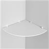 Expression Products Mensola angolare grande, in materiale acrilico, 300 mm, circa 30,5 cm White