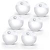 ORIA Luce Notturna con Rilevatore di Movimento, 6PCS Luci Notturne a LED, Luce Notturna a Batteria con Accensione/Spegnimento Automatico, Luce Notturna per Bambini per Cameretta dei Bambini - Bianco