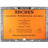 Arches Blocco Per Acquerello Incollato 4 Lati (20 Fogli) - Grana Torchon - 300 G/Mq - 46 X 61 cm