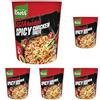 Knorr Noodles Spicy Chicken Taste, Noodles Istantanei, Spicy Chicken Taste, Pronti in 3 Minuti, Spezie Selezionate - 64 gr (Confezione da 5)
