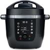 Instant Pot Pro - multicooker 10 in 1 da 5,7L, nero. Cuoce a pressione, cottura lenta, cuociriso, rosola, prepara yogurt, scalda, cuoce a vapore, sous vide, forno, funzione NutriBoost