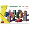 Miniart 24006 1:24 Tanica USA 20 litri - riproduzione fedele, modellismo, kit in plastica, artigianato, hobby, incollaggio, kit di modellismo, montaggio