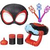 Hasbro Marvel, Spidey e i Suoi Fantastici Amici, Water-Webs, spara Bolle di Miles Spin Morales, Set per Roleplay