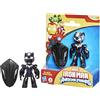 Marvel Hasbro Marvel, Iron Man e i Suoi Fantastici Amici, Black Panther, Action Figure con Accessorio